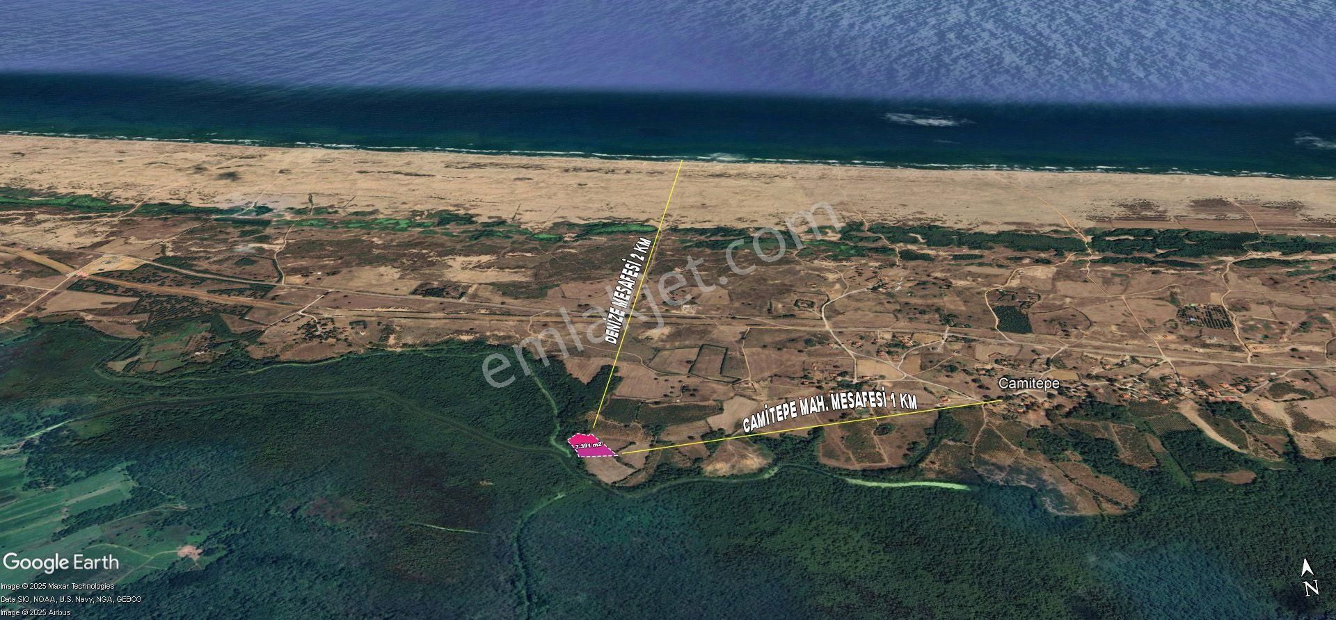 İmar Alanlarına Yakın Mesfede 7.5 Dönüm Yatırımlık Tarla - Görsel 9