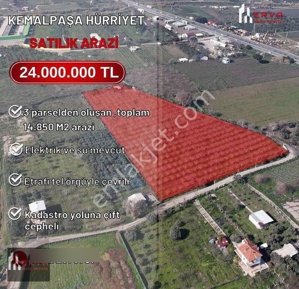 Kemalpaşa Hürriyet De Ankara Asfaltına Sıfır Konumda Arazi - Görsel 3