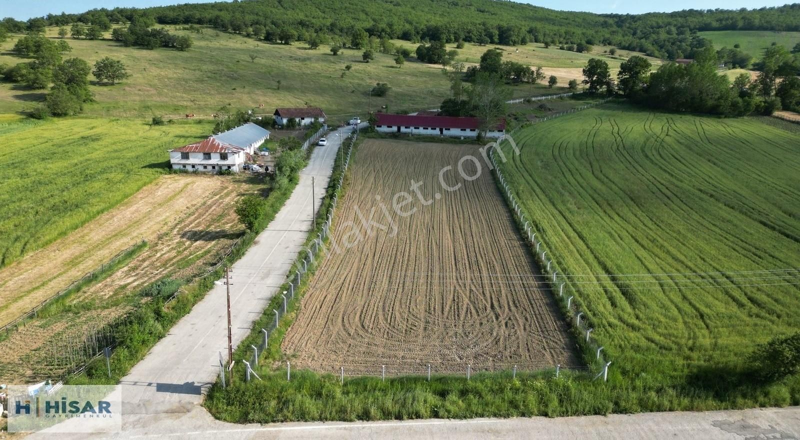 Hisardan Kavakda-komple Çevrili-500m2 Kapalı Ahır-asfalt Y. Cphe - Görsel 8