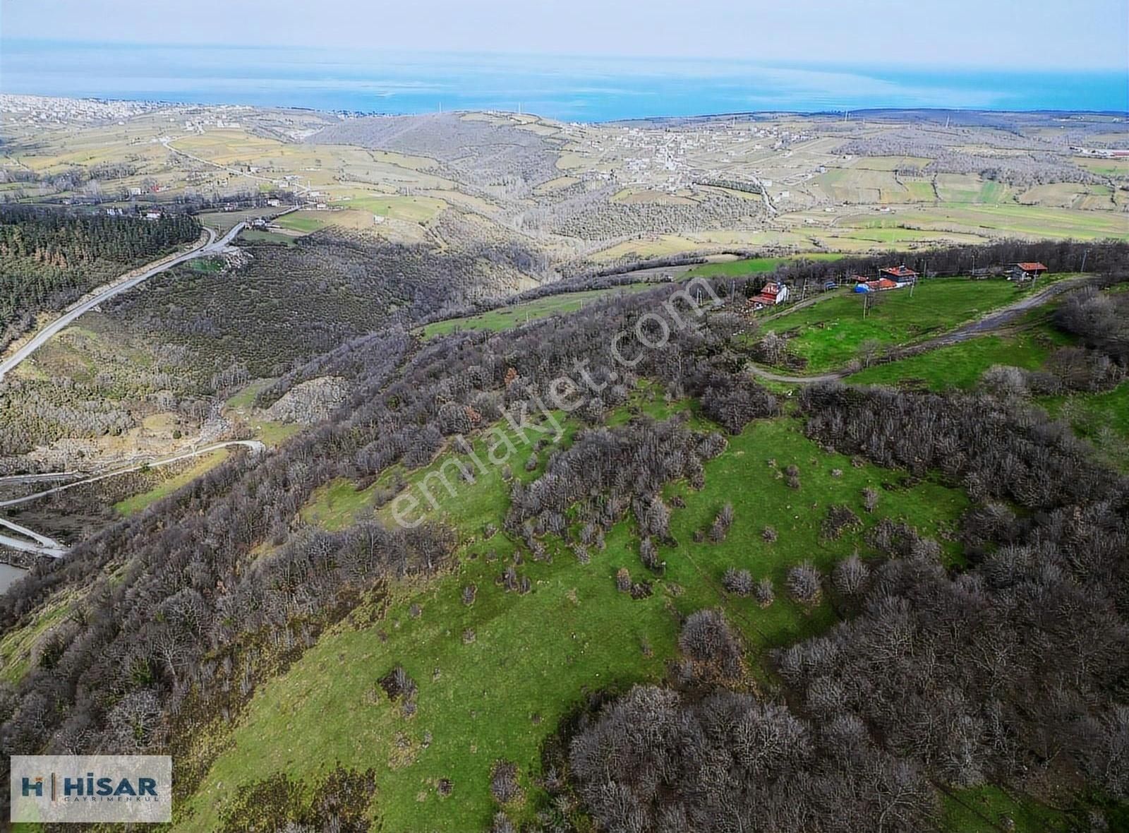 Hisar'dan Karakavuk Mah. 5.883 M2 Deniz Ve Doğa Manzaralı Tarla - Görsel 5