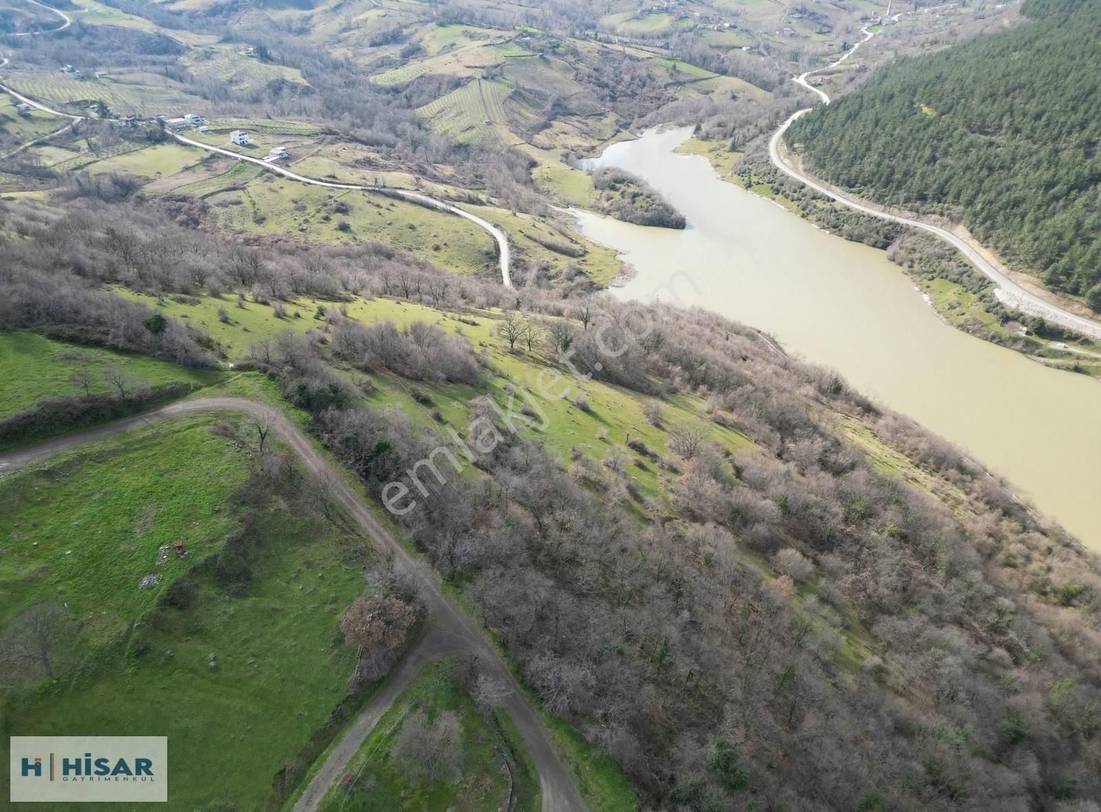 Hisar'dan Karakavuk Mah. 5.883 M2 Deniz Ve Doğa Manzaralı Tarla - Görsel 23