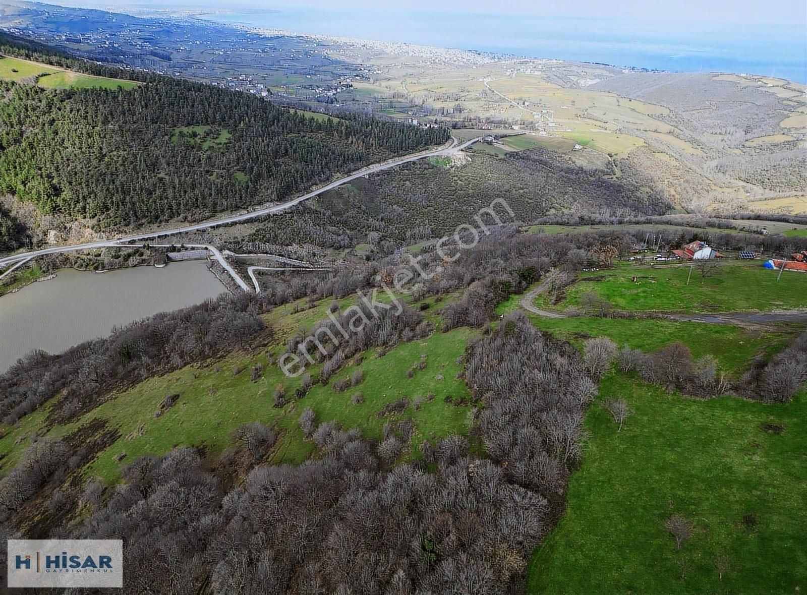 Hisar'dan Karakavuk Mah. 5.883 M2 Deniz Ve Doğa Manzaralı Tarla - Görsel 10