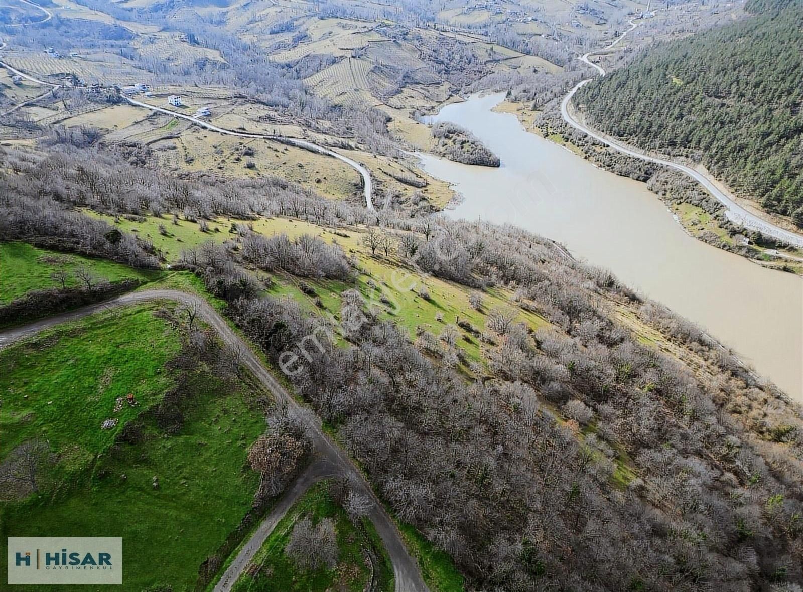 Hisar'dan Karakavuk Mah. 16.978 M2 Deniz Ve Doğa Manzaralı Tarla - Görsel 2