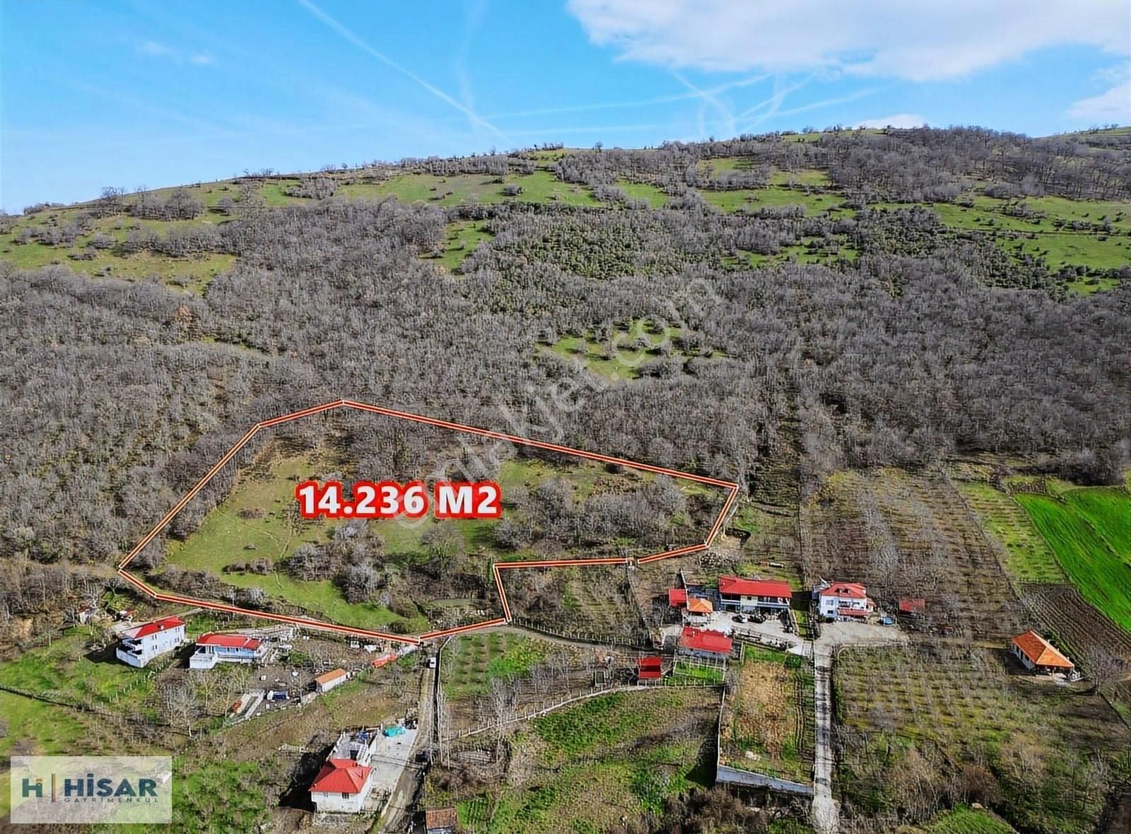 Hisar'dan Karakavuk Mah. 14.236 M2 Yerleşik Alan İçinde Tarla