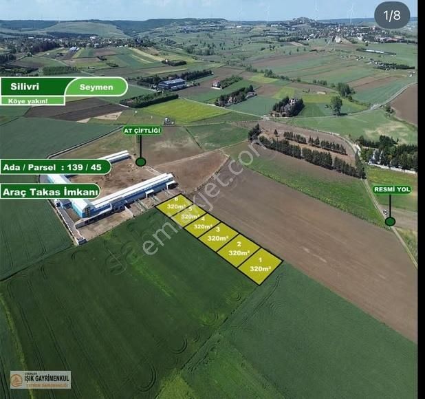 Işık'tan Silivri Seymen'de 961m2 Çaplı Muvafakatnameli Yer