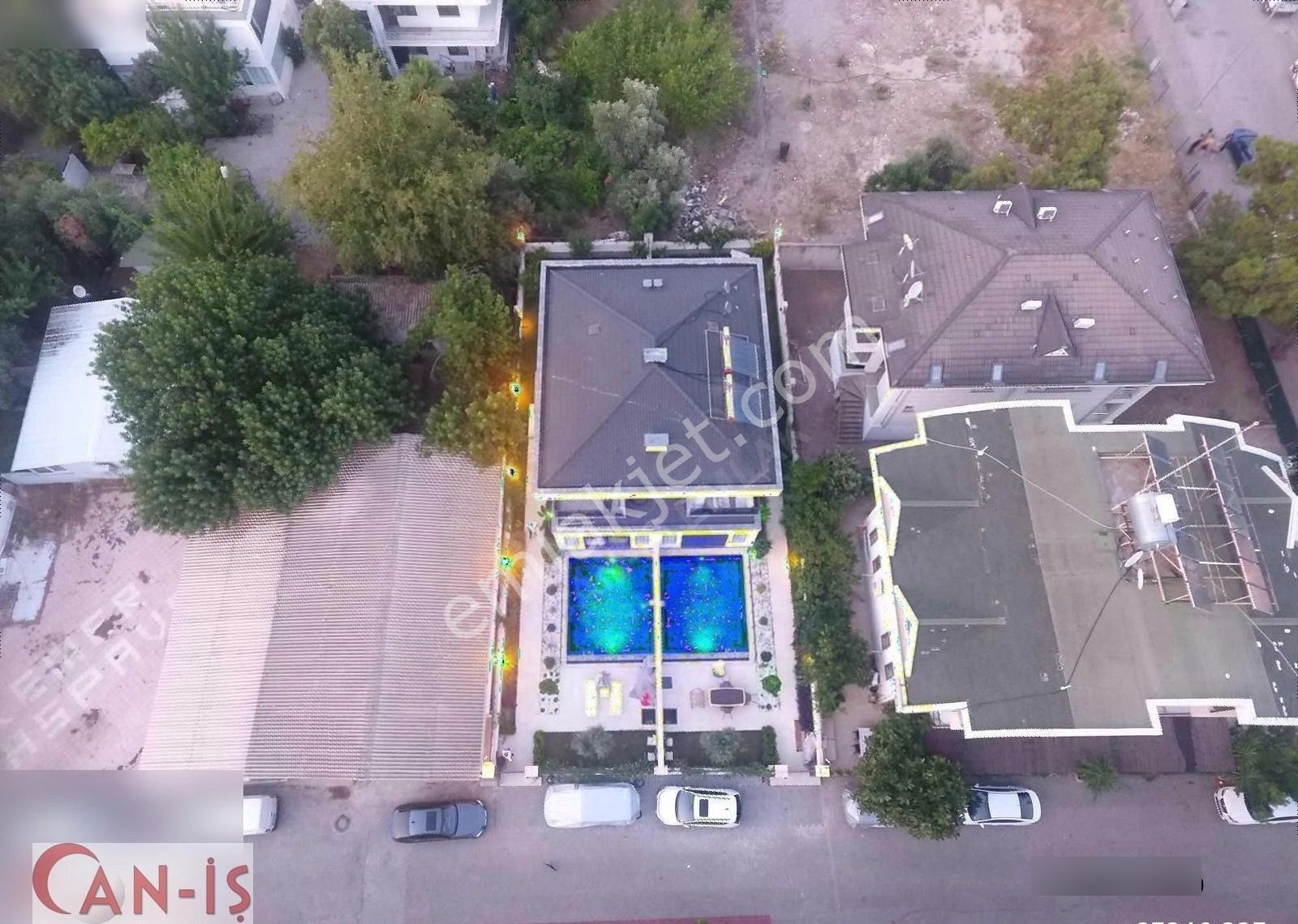 Kemer Merkezde Tek Tam Kalbinde Müstakil İkiz Villa Can-iş Emlak - Görsel 16