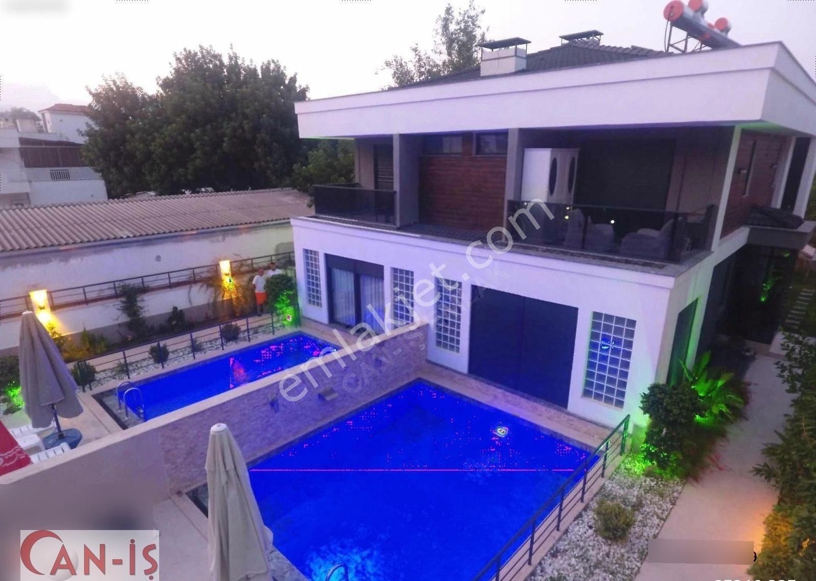 Kemer Merkezde Tek Tam Kalbinde Müstakil İkiz Villa Can-iş Emlak - Görsel 3