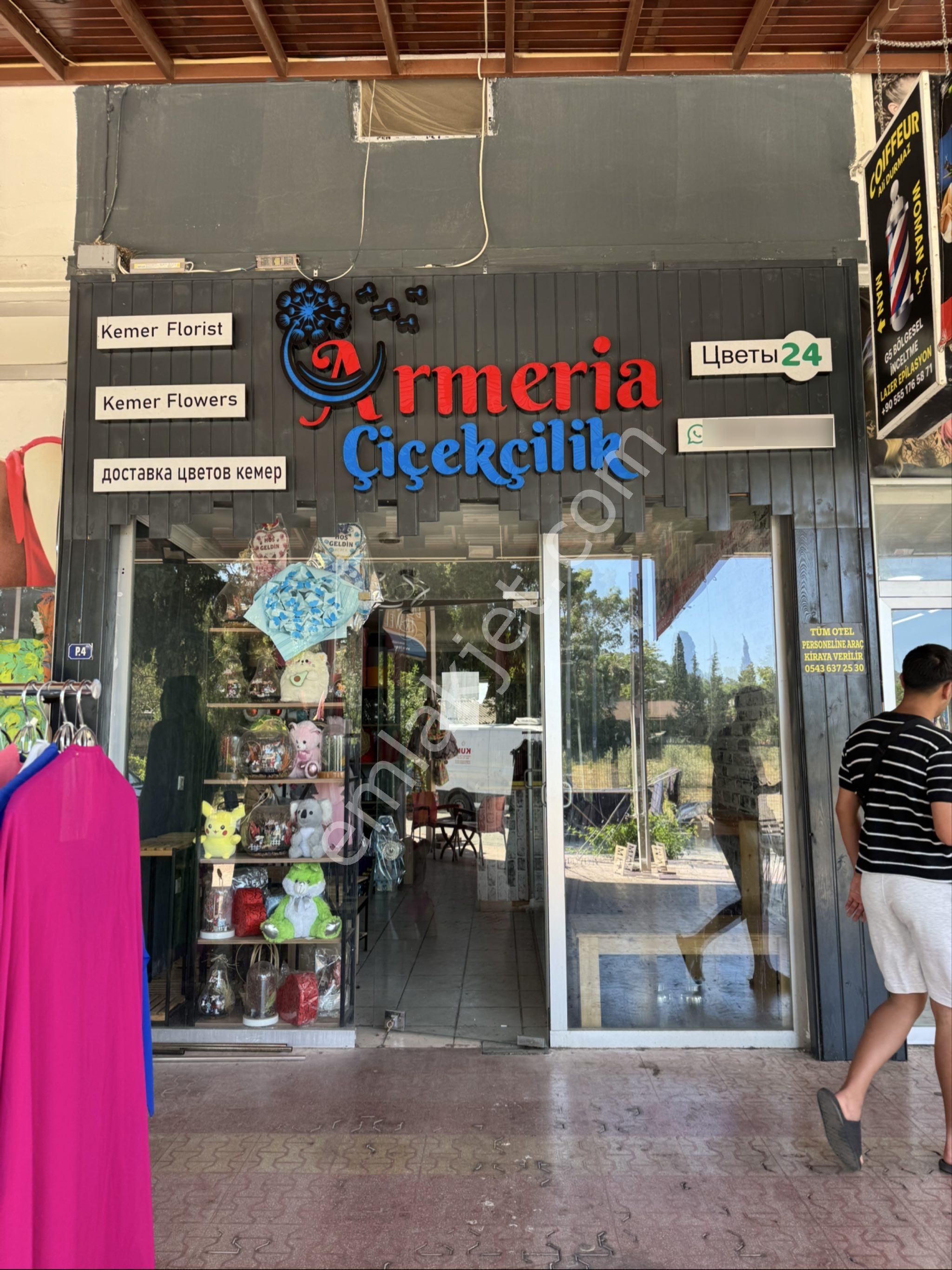 Kemer Merkezde Yüksek Gelirli Devren Kiralık Çiçekçi
