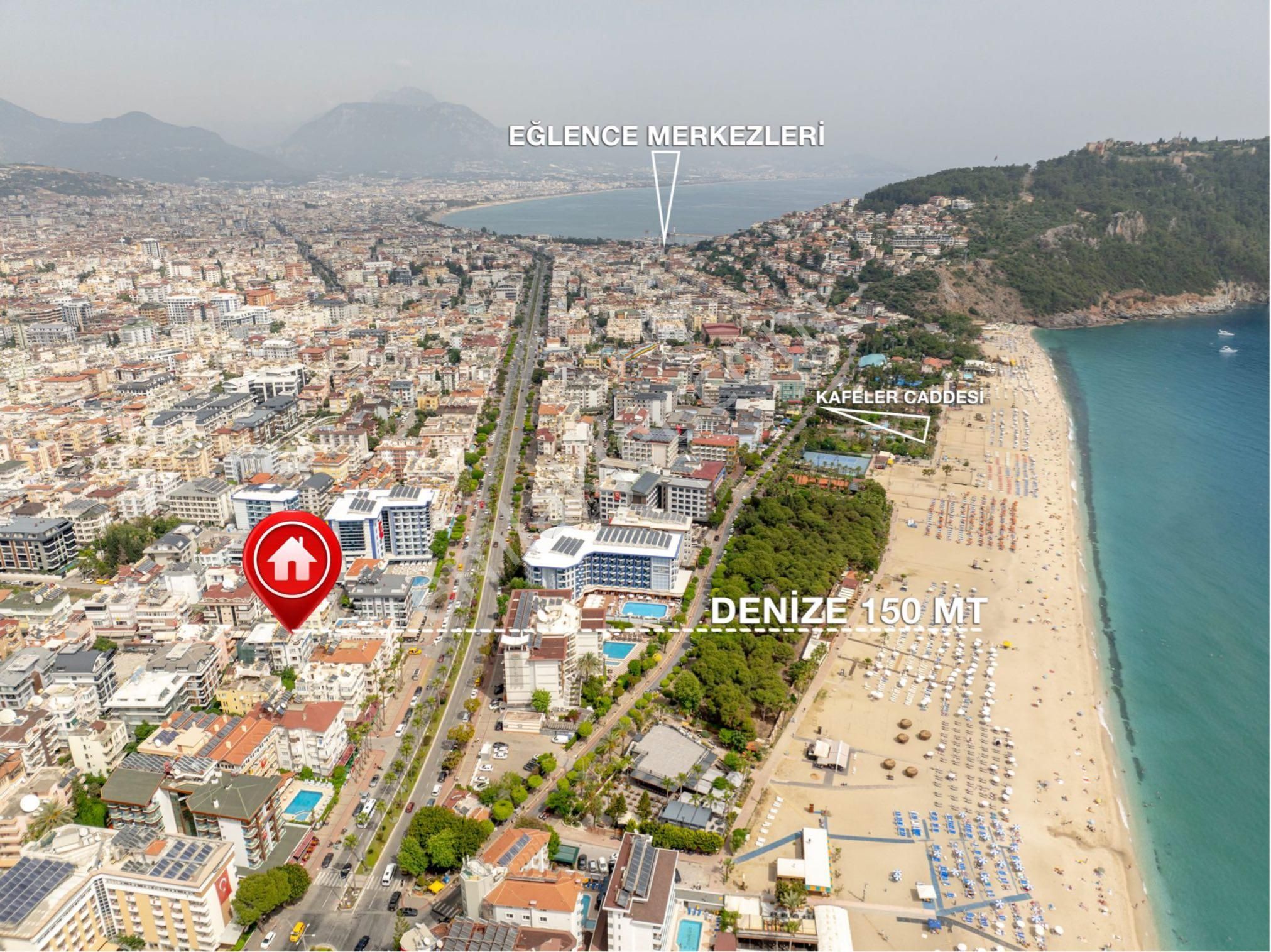 Şoook Şoook 750 Türk Lirası Ultra Lüksss Kral Dairesi Deniz'e 150 Mt Sınırsız Wıfııı - Görsel 4