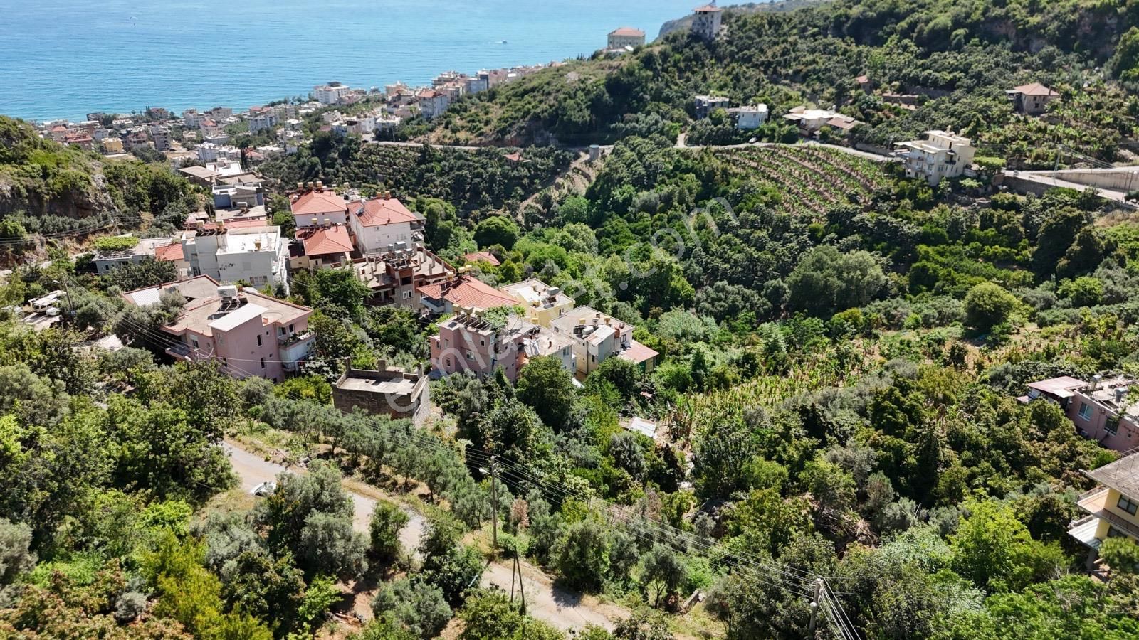 Alanya Hacımehmetli Mah. Deniz Manzaralı 2.400 M2 Satılık Arsa - Görsel 8
