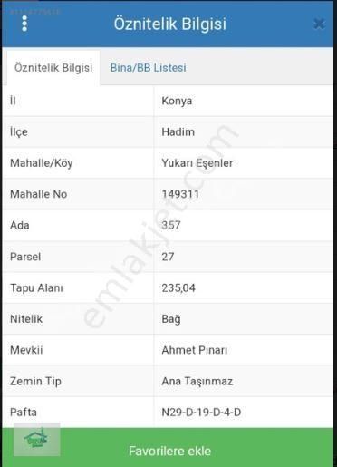 Konya Hadim Yukarı Eşenler Köyünde 235 M² Bağımız Satılıktır - Görsel 16