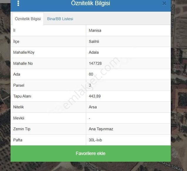 Adala Mah.de 443 M2 Villa İmarlı Ve İnşaat Ruhsatlı Satılık Arsa - Görsel 11