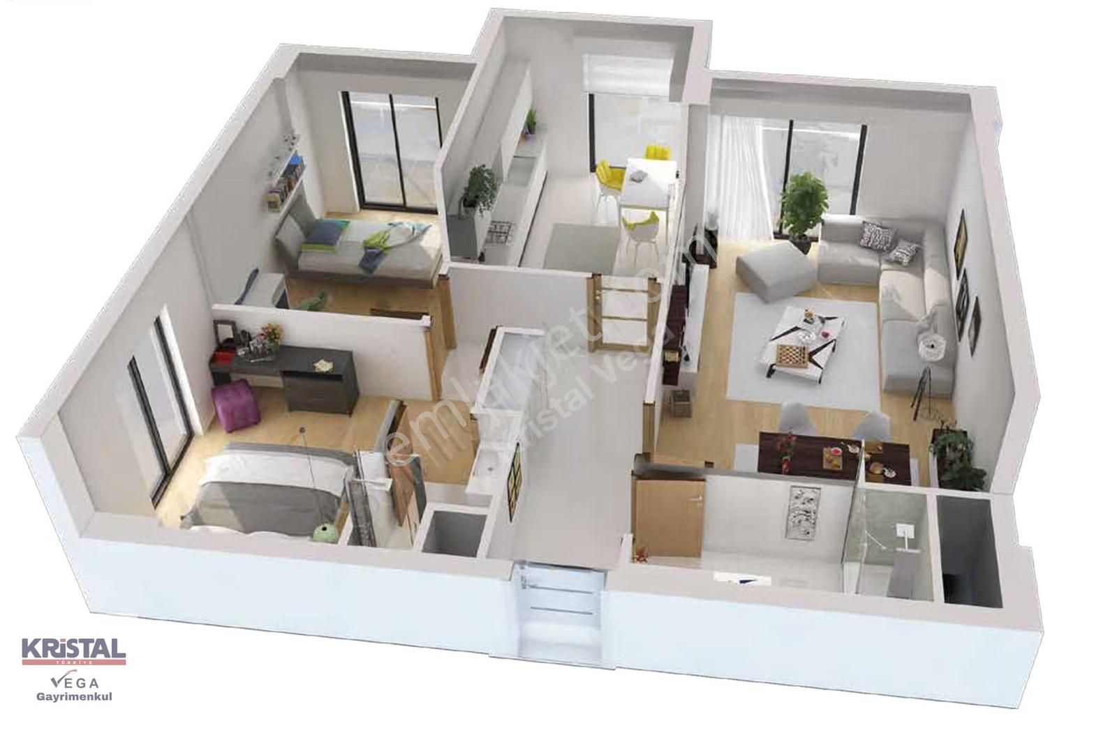 Bornova Yeşilova Mh. Trıo Lıfe Sitesi Satılık 2+1 Daire - Görsel 10