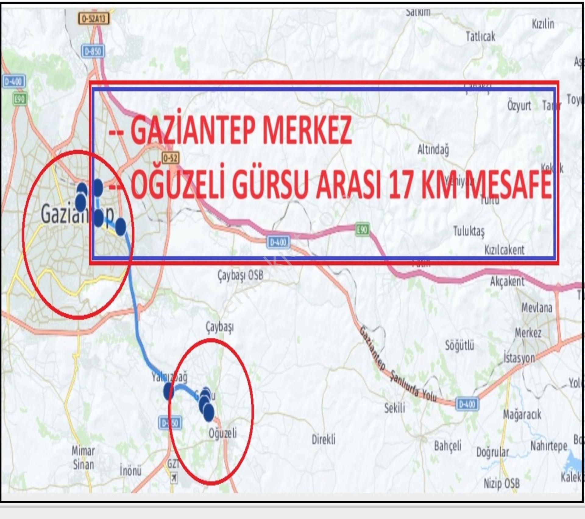 Oğuzeli Gürsu Da 1020 M2 Çok Güzel Bahçe - Görsel 12
