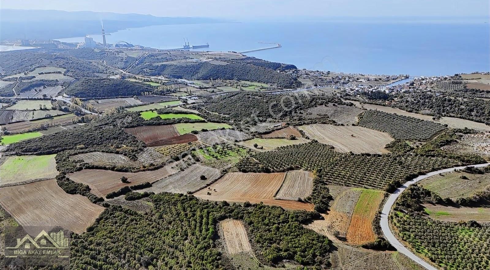 Çanakkale Biga Kemer Deniz Manzaralı Satılık Arazi - Görsel 6