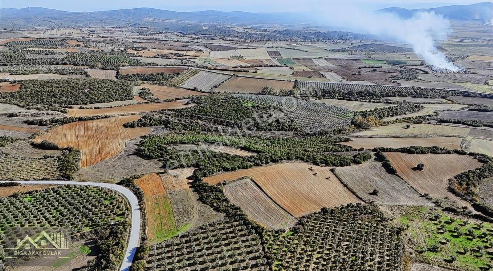 Çanakkale Biga Kemer Deniz Manzaralı Satılık Arazi - Görsel 25