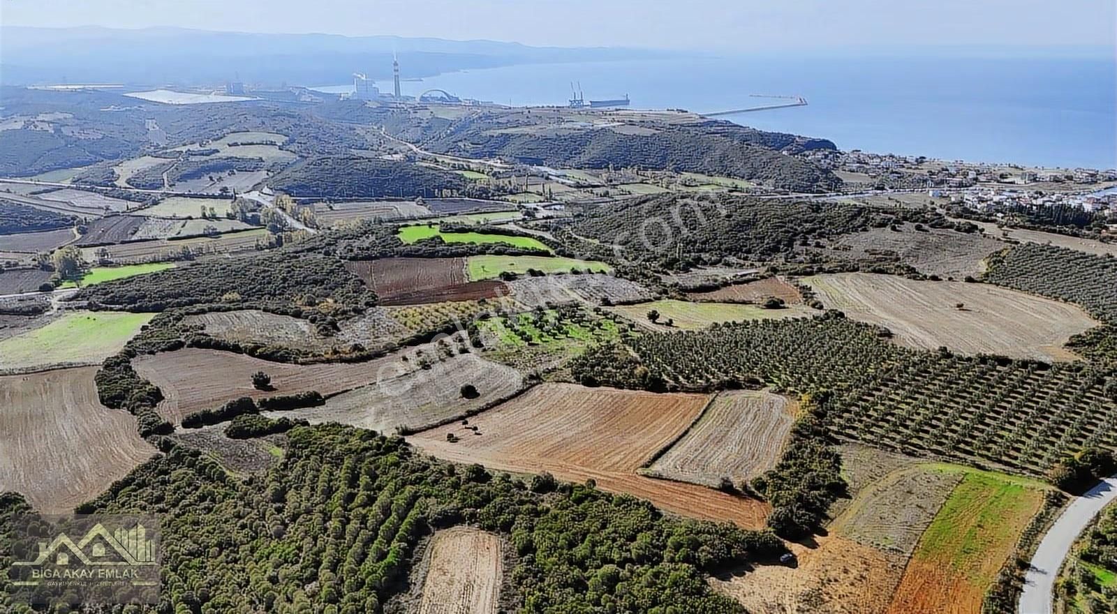 Çanakkale Biga Kemer Deniz Manzaralı Satılık Arazi - Görsel 22