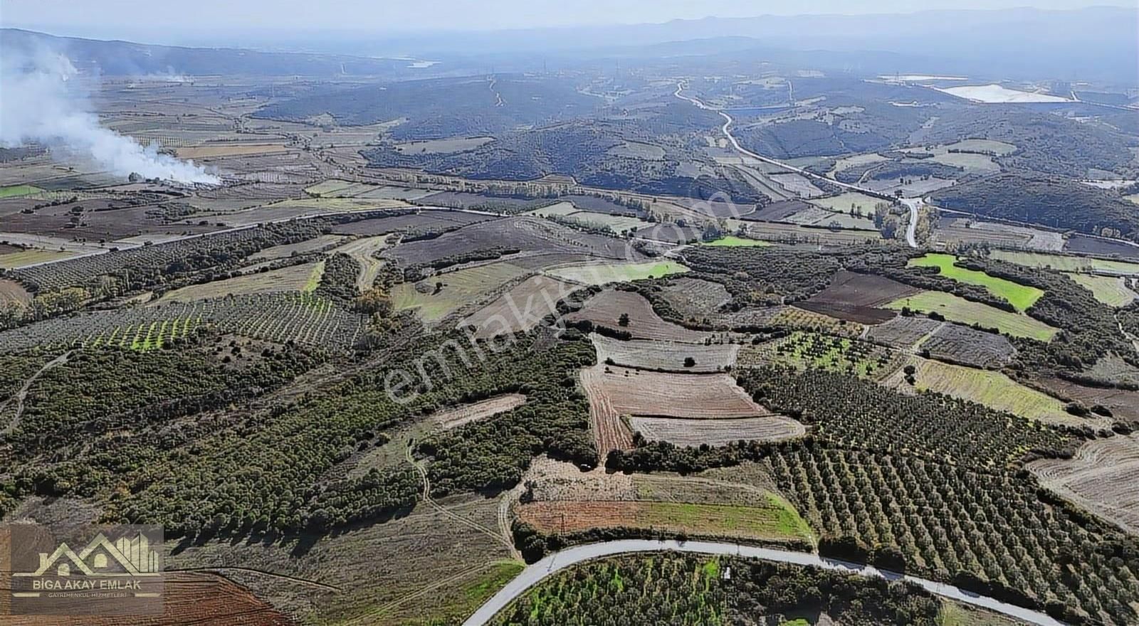Çanakkale Biga Kemer Deniz Manzaralı Satılık Arazi - Görsel 4