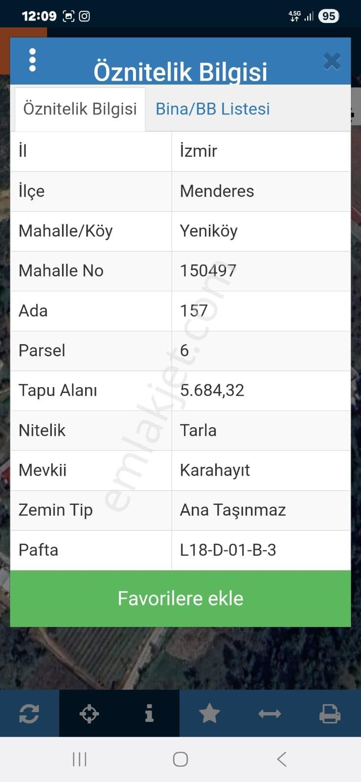 İzmir Menderes Yeniköyde 5685 M2 Tek Tapu Malikhane Ev Bahçe Bakımsız - Görsel 3