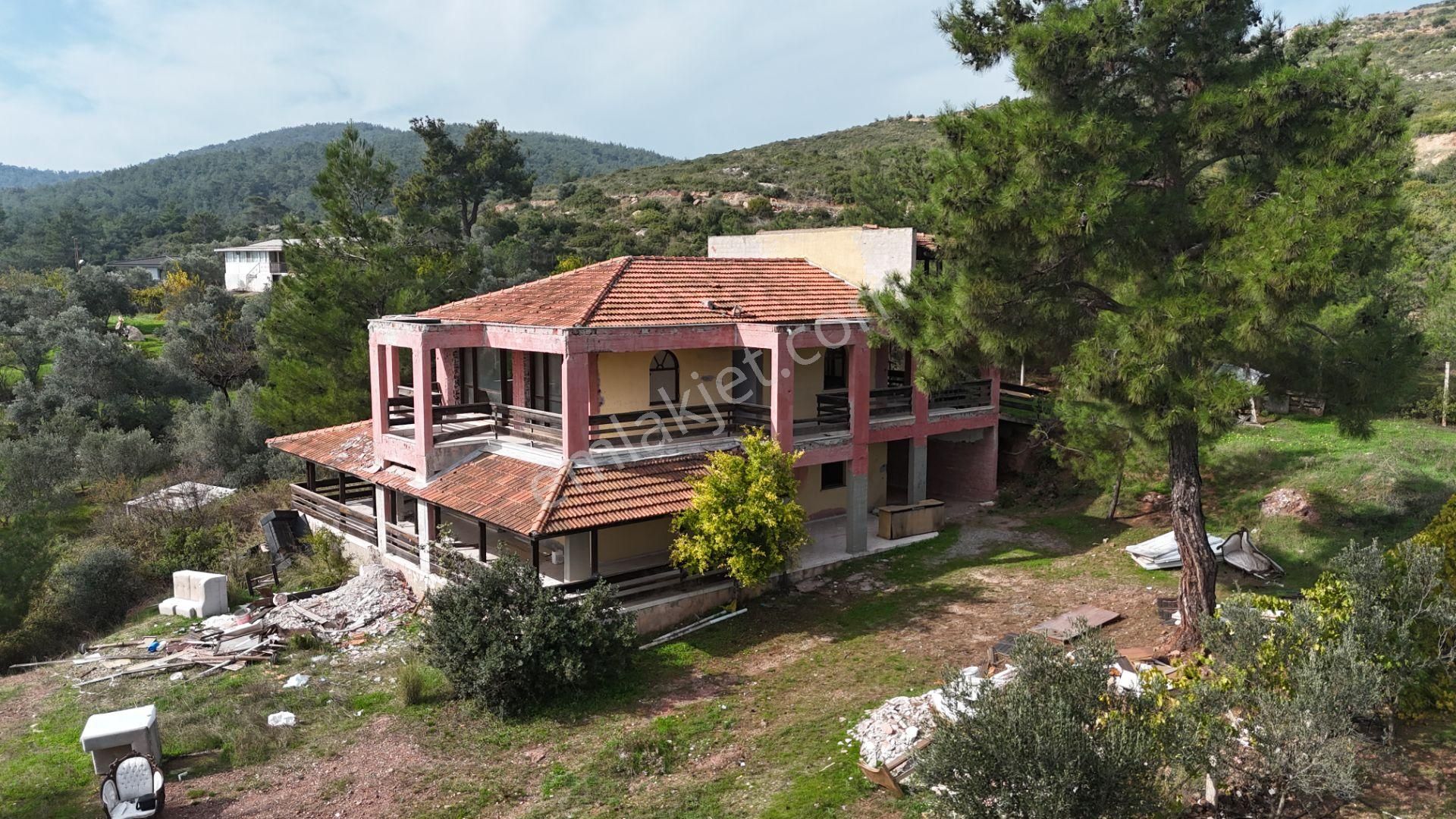 İzmir Menderes Yeniköyde 5685 M2 Tek Tapu Malikhane Ev Bahçe Bakımsız - Görsel 33