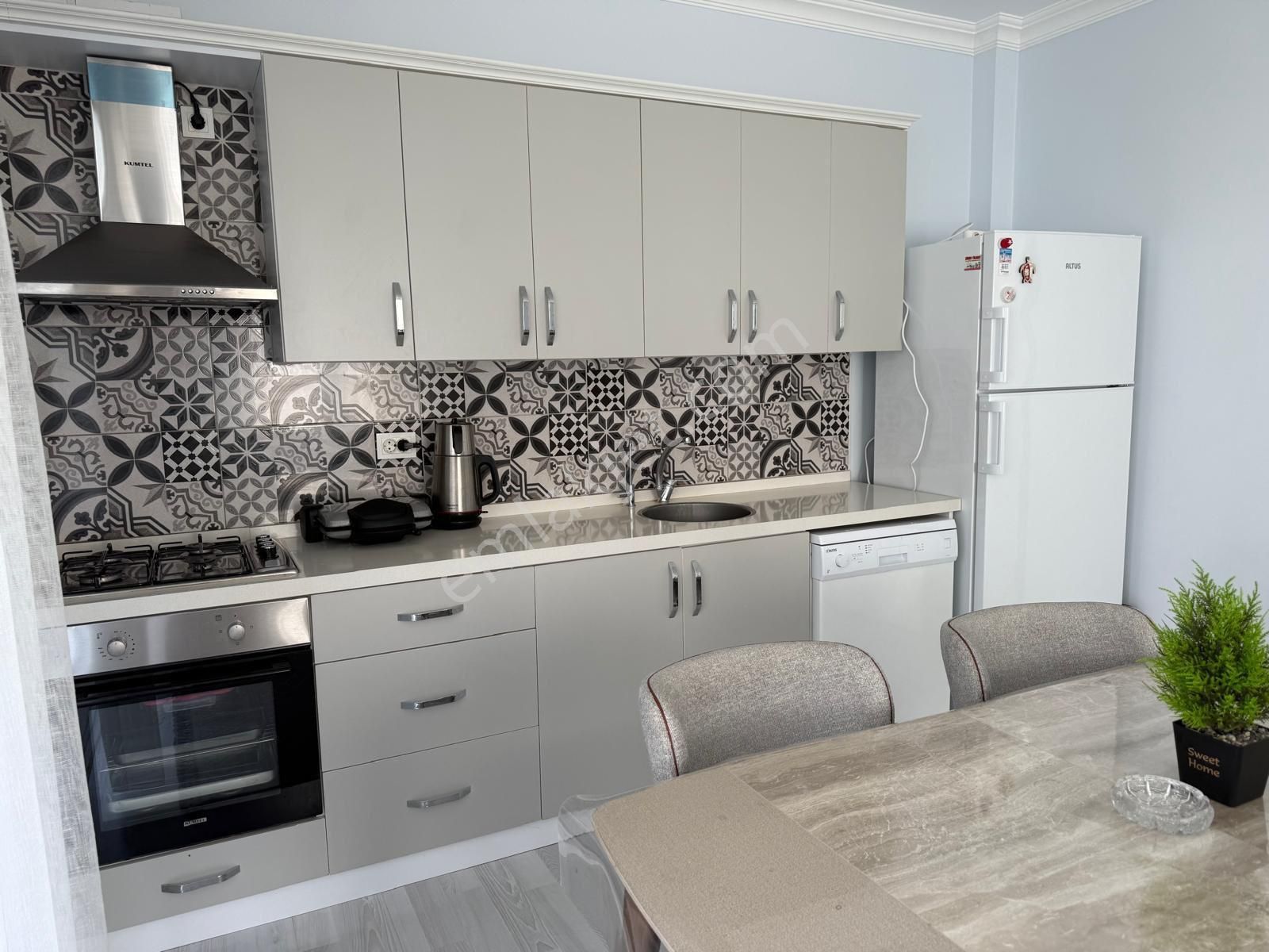 Piramit Papatya 1 Sitesinde, Klimalı, Eşyalı 2+1 Bahçe Katı Daire! - Görsel 20