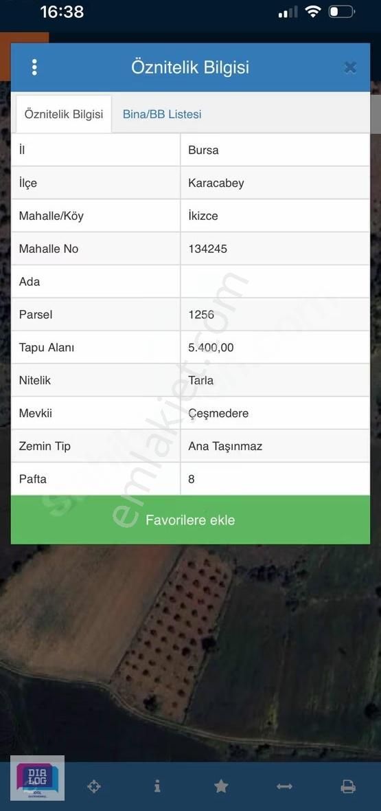 Karacabey İkizcede Satılık 5.400 M2 Tarla - Görsel 3