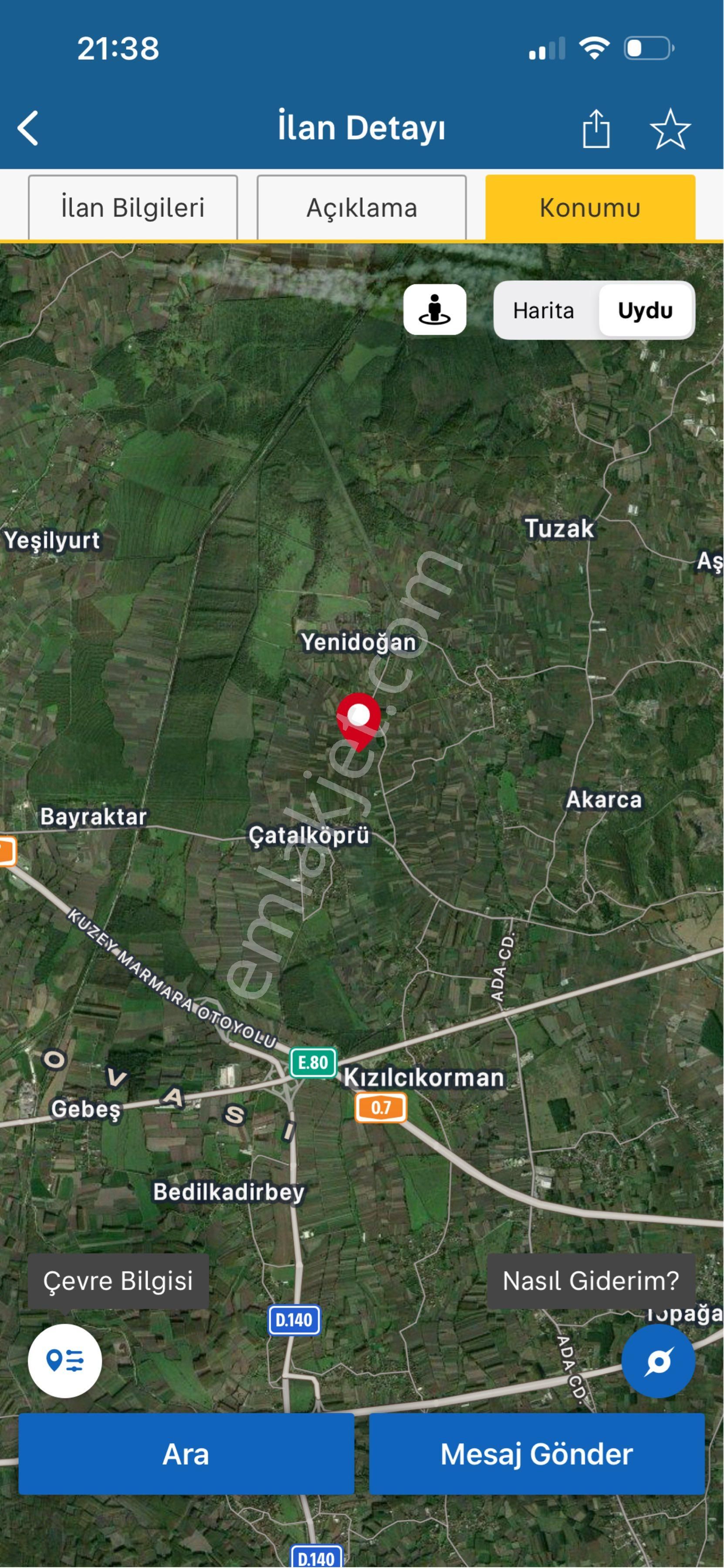 Satılık Verimli Tarla – Yenidoğan Köyüne 500 Metre Mesafede - Görsel 4