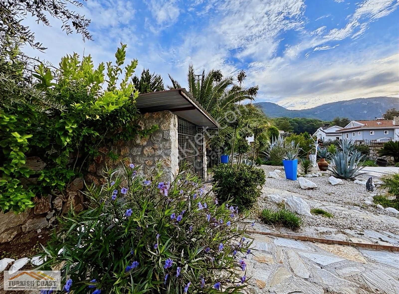 Fethiye Üzümlü De Satilik Lüks Büyük Bahçeli Müstakil Villa - Görsel 19