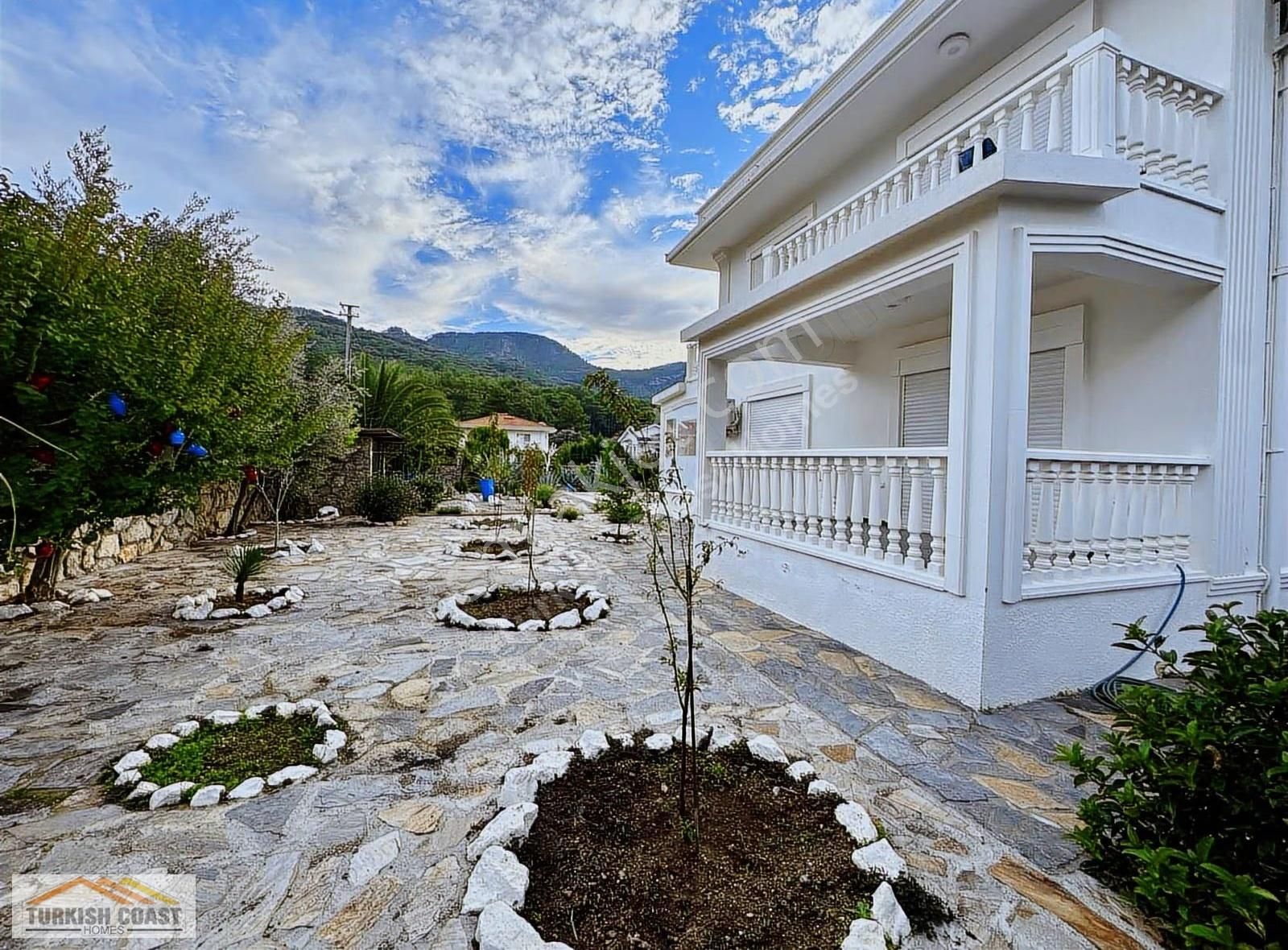 Fethiye Üzümlü De Satilik Lüks Büyük Bahçeli Müstakil Villa - Görsel 22