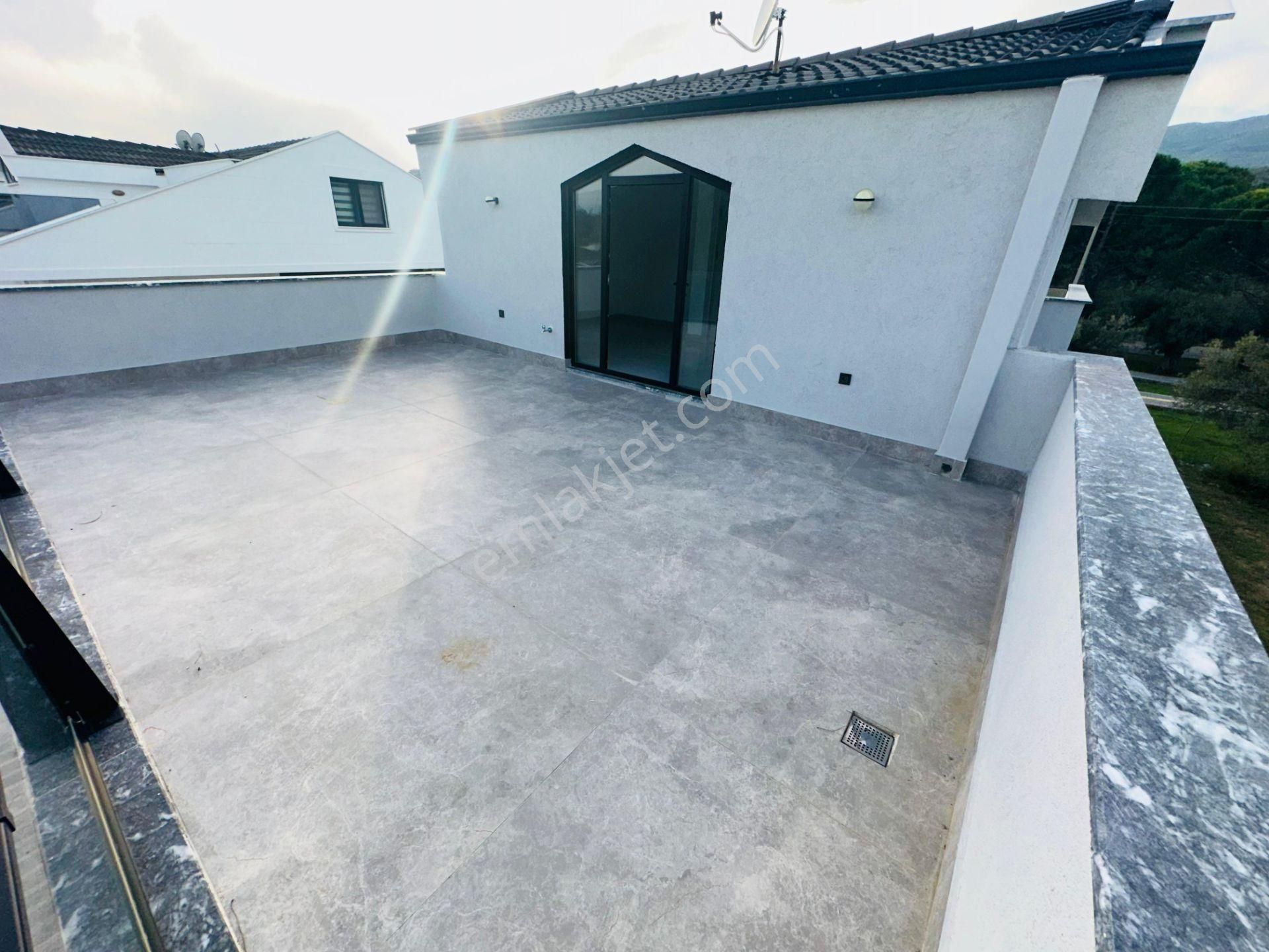 Güre Oteller Bölgesinde Müstakil Havuzlu Lüx 3+1 Satılık Villa - Görsel 31