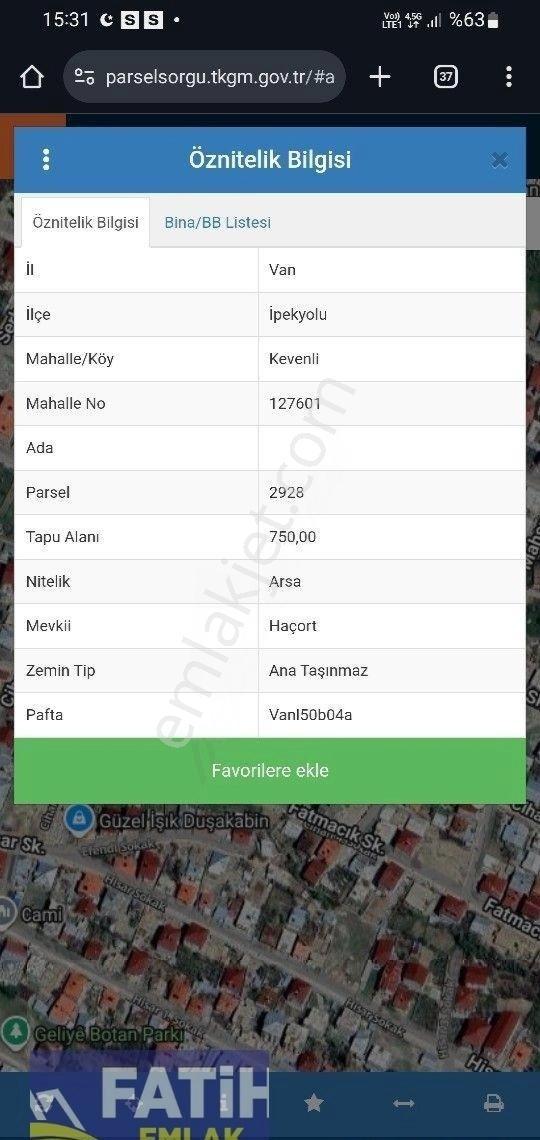 Kevenli Mah Haci Bekir Acil Satılık 750 M2 İmarlı Müstakil Arsa Yola Sıfır Harika Bir Konumda🪙🪙 - Görsel 3