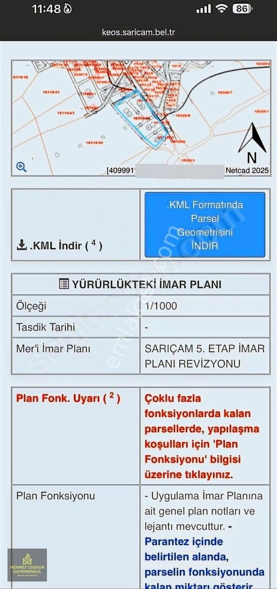 Buruk Cumhuriyet'de Yol Üzeri 2008m2 Satılık Arsa - Görsel 3