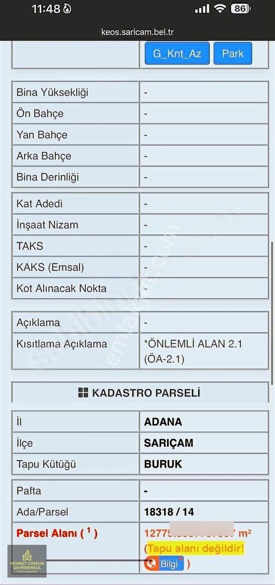 Buruk Cumhuriyet'de Yol Üzeri 2008m2 Satılık Arsa - Görsel 6