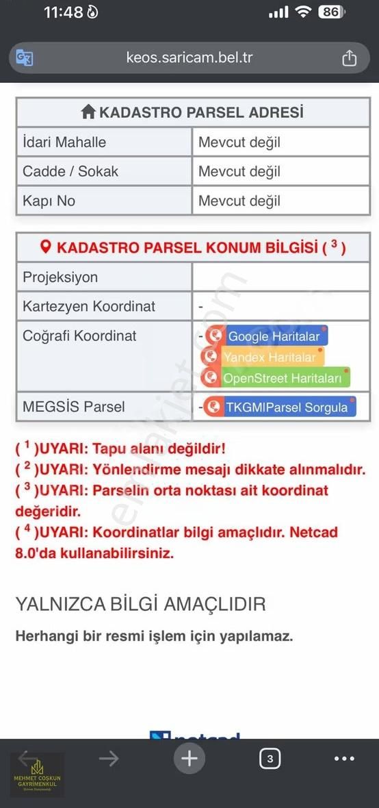 Buruk Cumhuriyet'de Yol Üzeri 2008m2 Satılık Arsa