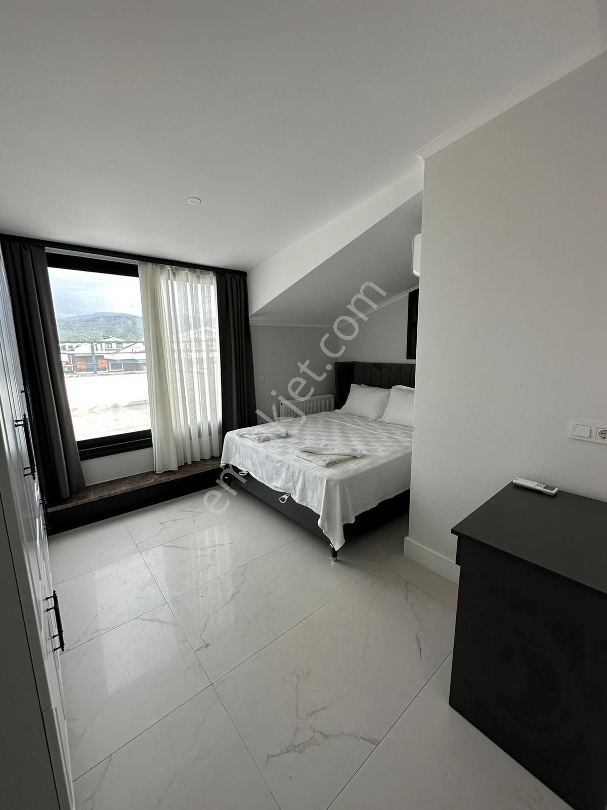 Stop'tan Fethiye'de Denize Yürüme Mesafesinde Havuzlu Dubleks Daire - Görsel 19