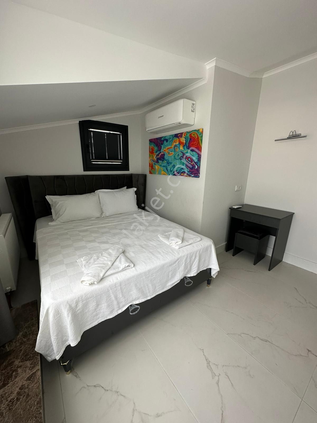 Stop'tan Fethiye'de Denize Yürüme Mesafesinde Havuzlu Dubleks Daire - Görsel 22