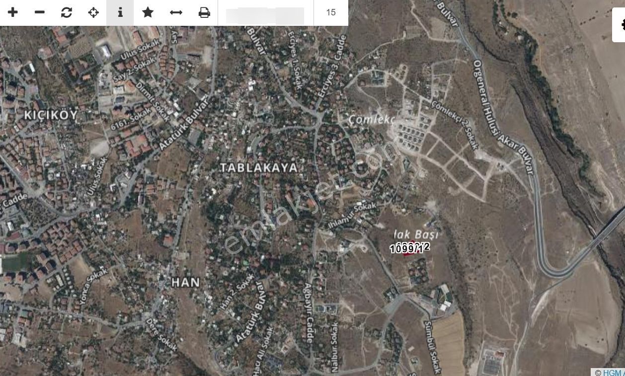 Talas Yukarı Da Muhteşem Manzaralı Satılık Villa Parseli - Görsel 2