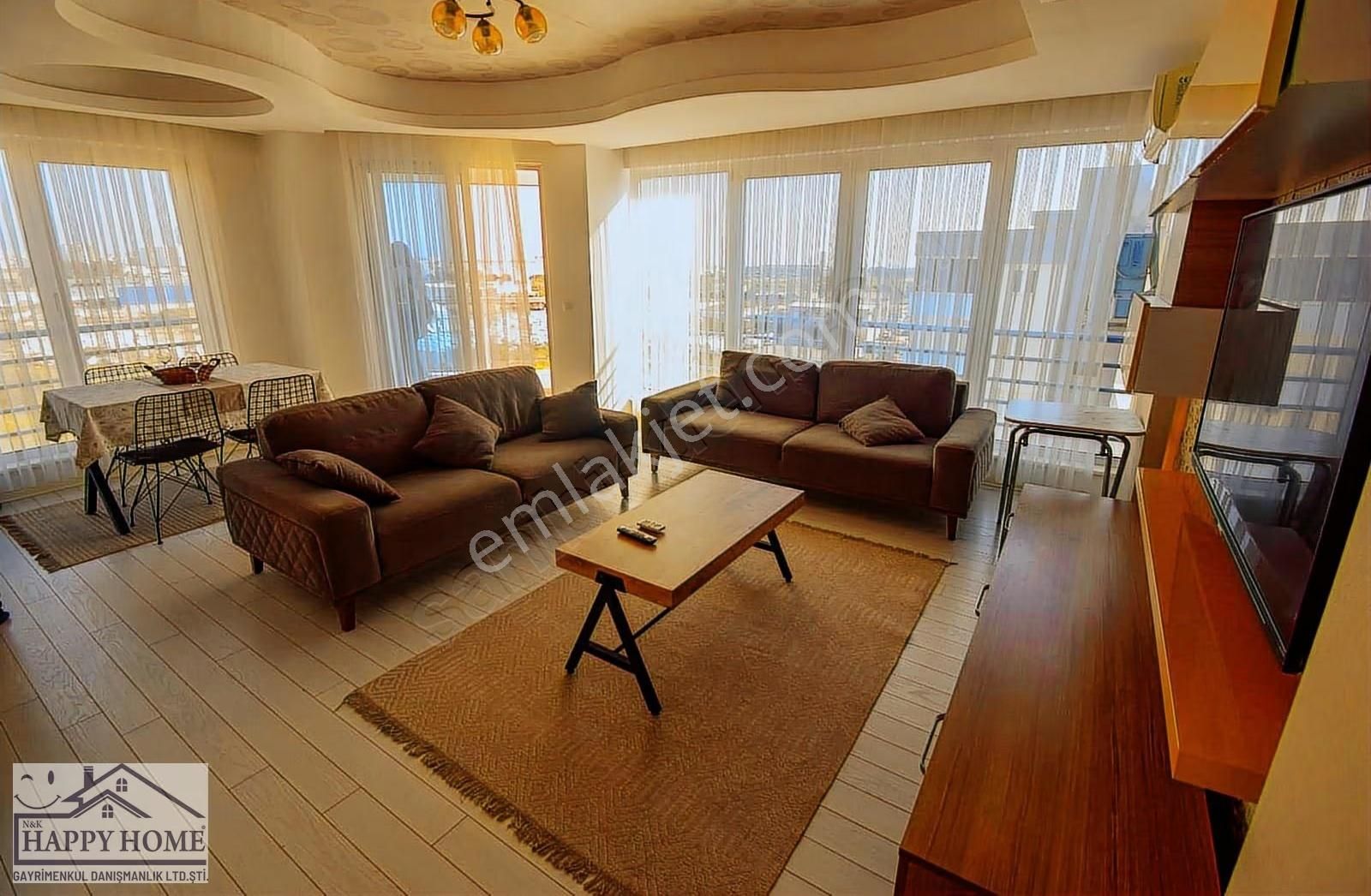 Antalya Sarısu Mh'de Satılık Full Eşyalı 2+1 100m2 6.kat Daire