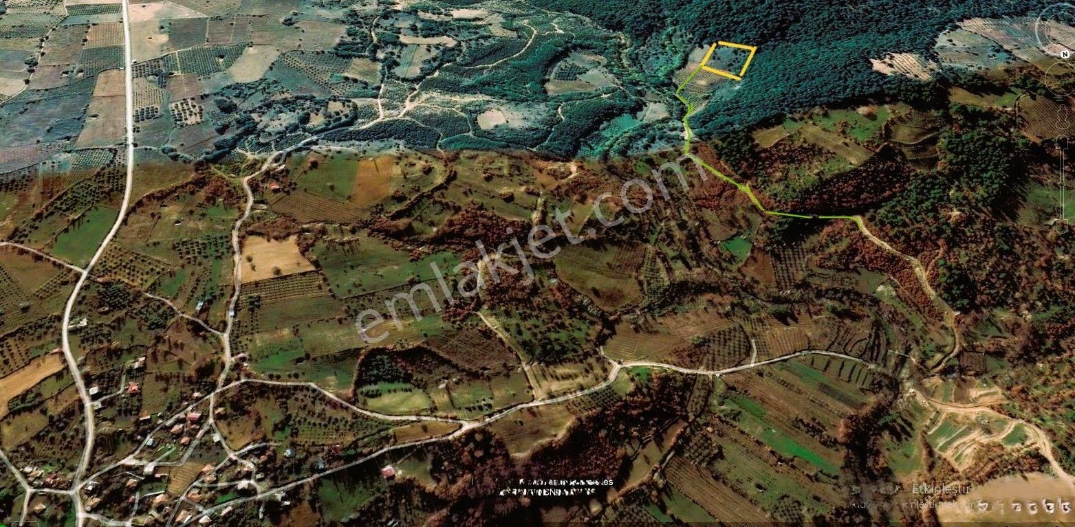 Acil..fiyat Düştü..çanakkale En Uygun Tarla 3894 M2 Araç Takaslı