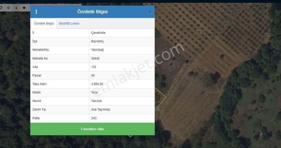 Acil..fiyat Düştü..çanakkale En Uygun Tarla 3894 M2 Araç Takaslı - Görsel 6