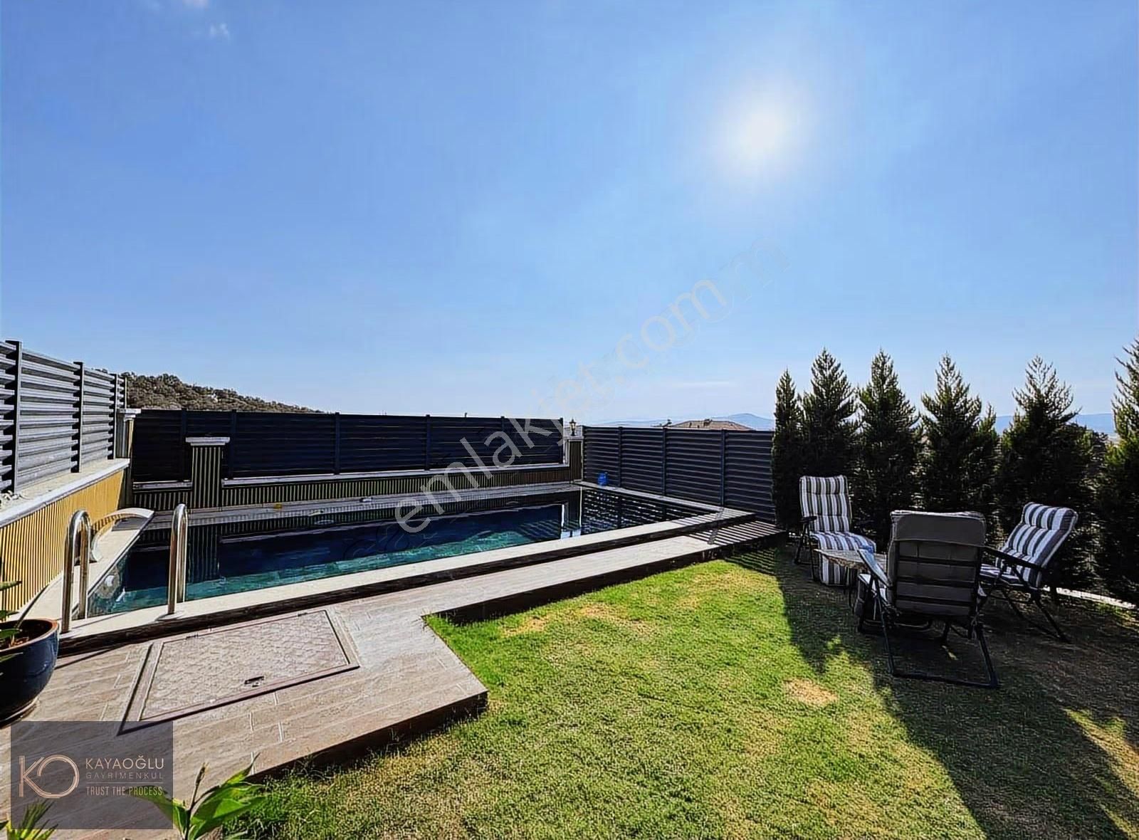 Foça Kozbeyli Kavşağına Çok Yakın Müstakil Havuzlu Villa - Görsel 26