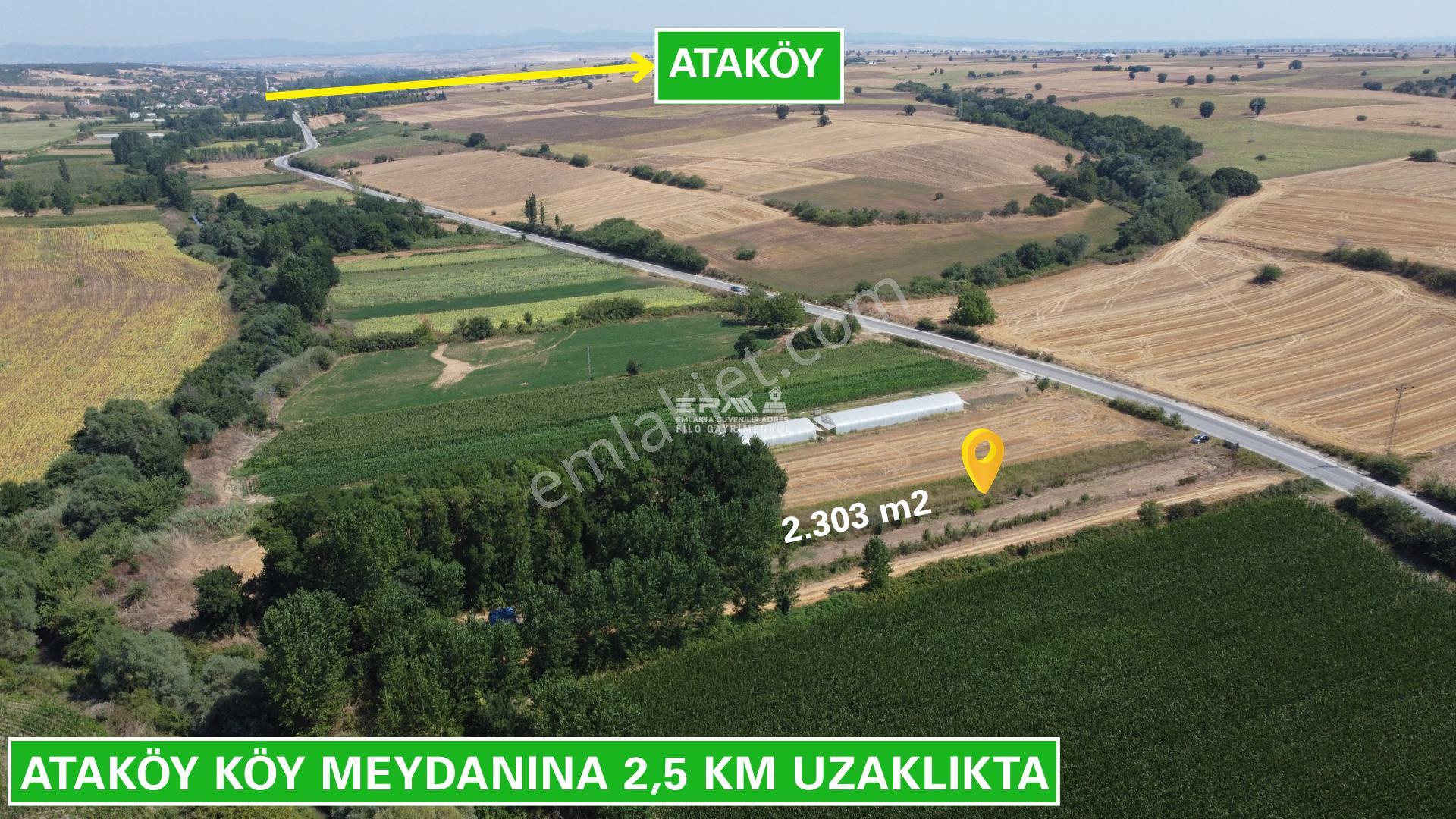 Pınarhisar Ataköy Yatırımlık Fırsat Ana Yola Cephe 2303 M2 Tarla - Görsel 5