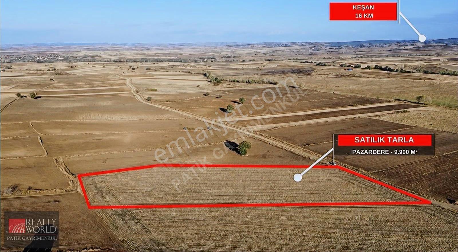 İpsala Pazardere'de Kadastro Yolu Olan Satılık Tarla - Görsel 5