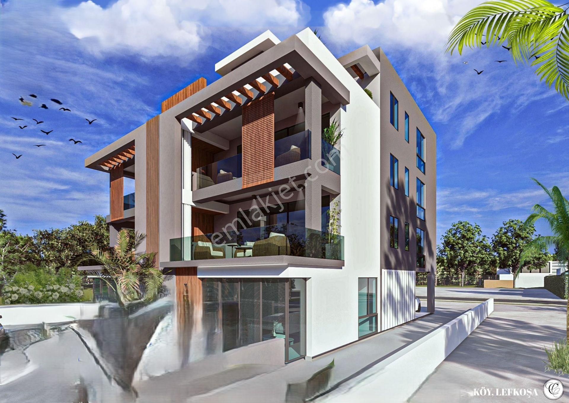 Lefkoşa Ortaköyde Araç Takasa Açık Satışa Hazır Sıfır Klinik Ticari İzinli 2+1 Ve 3+1 Daireler. - Görsel 2