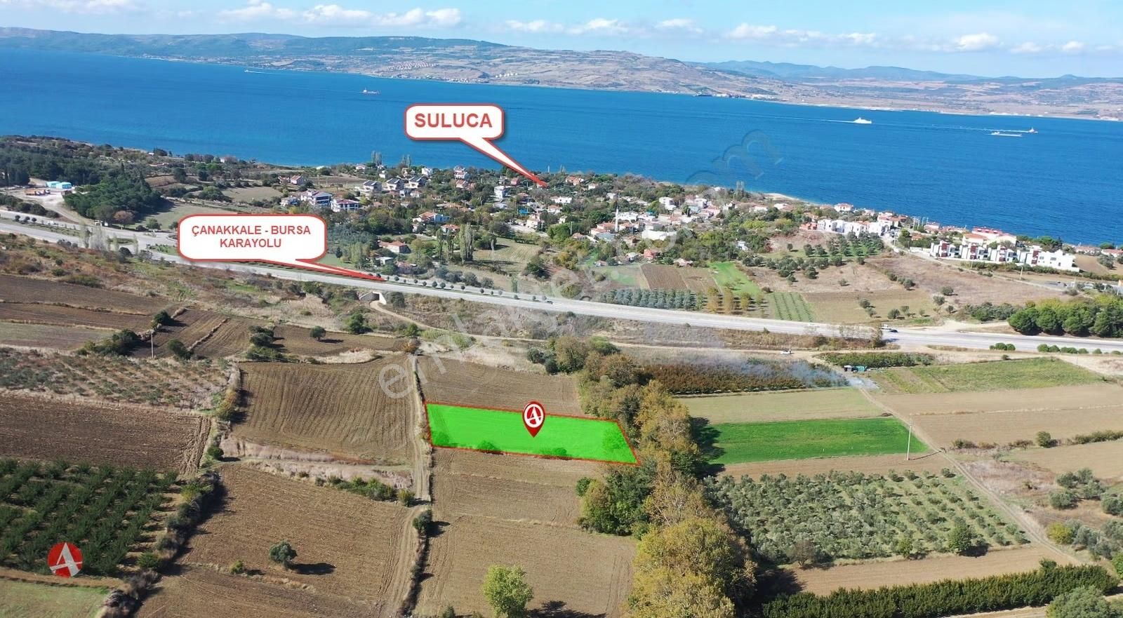 Çanakkale, Lapseki, Suluca, Yola Yakın,2.800 M2 Yatırımlık Arazi - Görsel 5