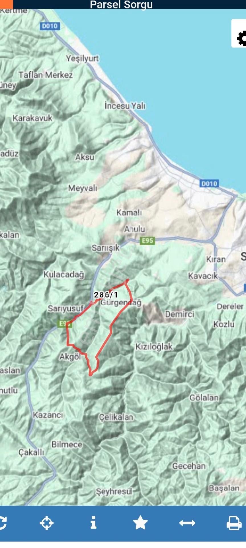 Ali Erişgin'den Satılık Tarla İlkadım Gürgendağı Mah'de 2243 M2 - Görsel 13