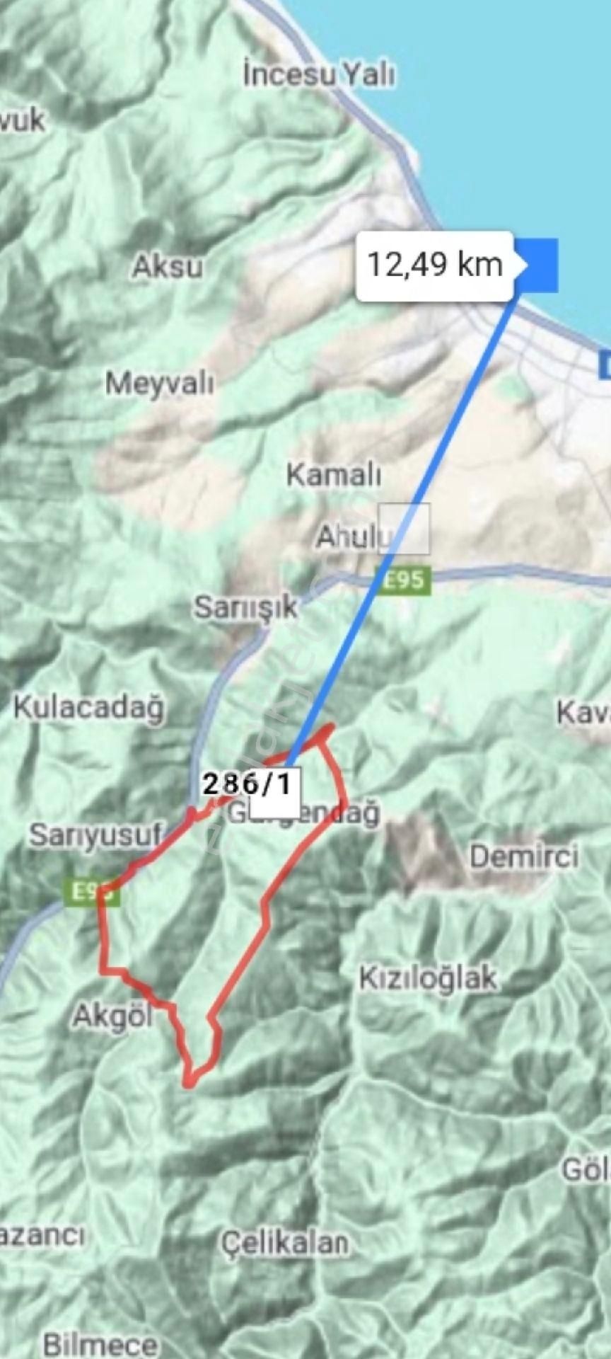 Ali Erişgin'den Satılık Tarla İlkadım Gürgendağı Mah'de 2243 M2 - Görsel 2