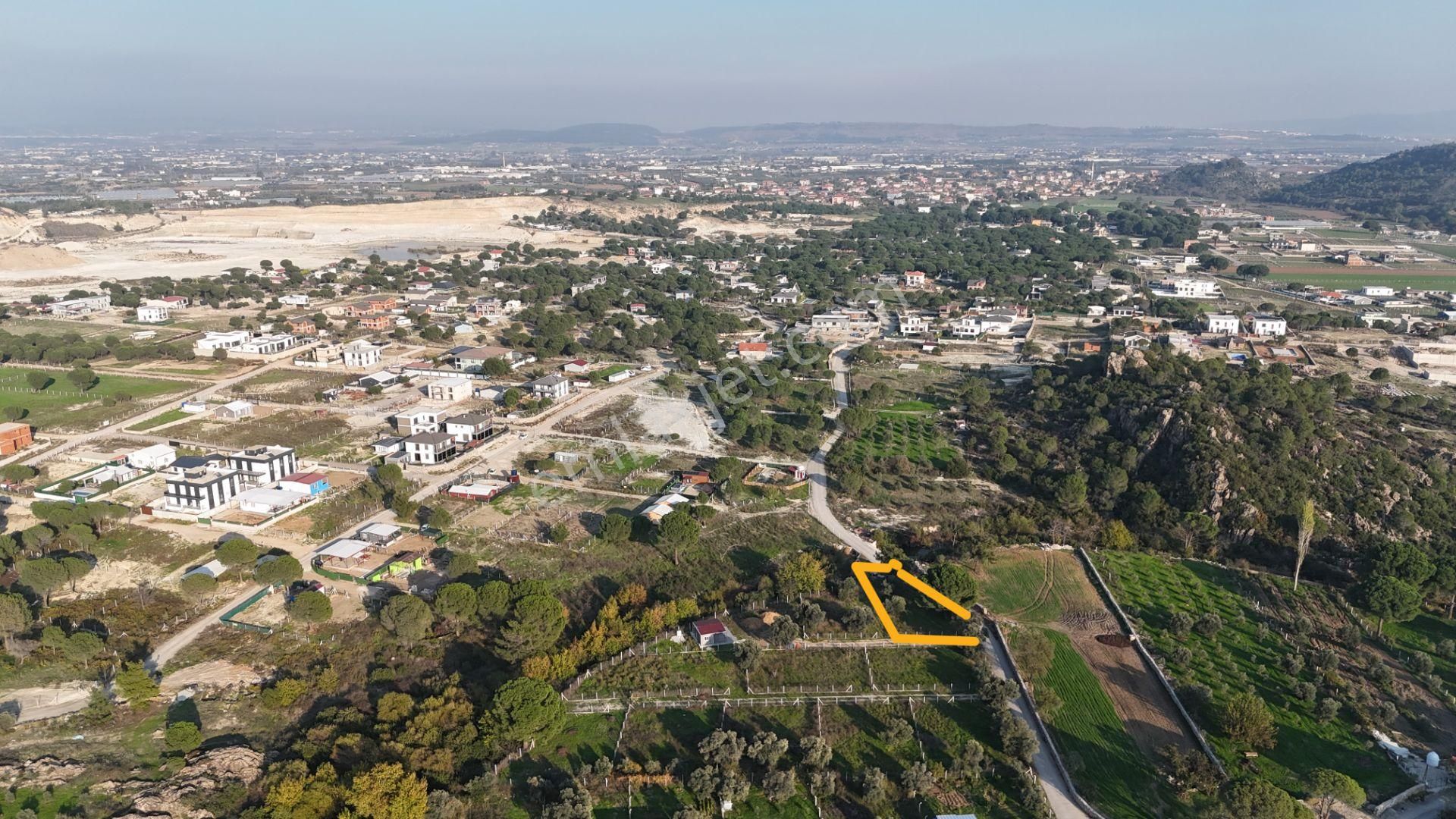 İzmir Menderes Künerde Tapudan Satışlı 536 M2 Elektrik Su Köşe Arsa - Görsel 5