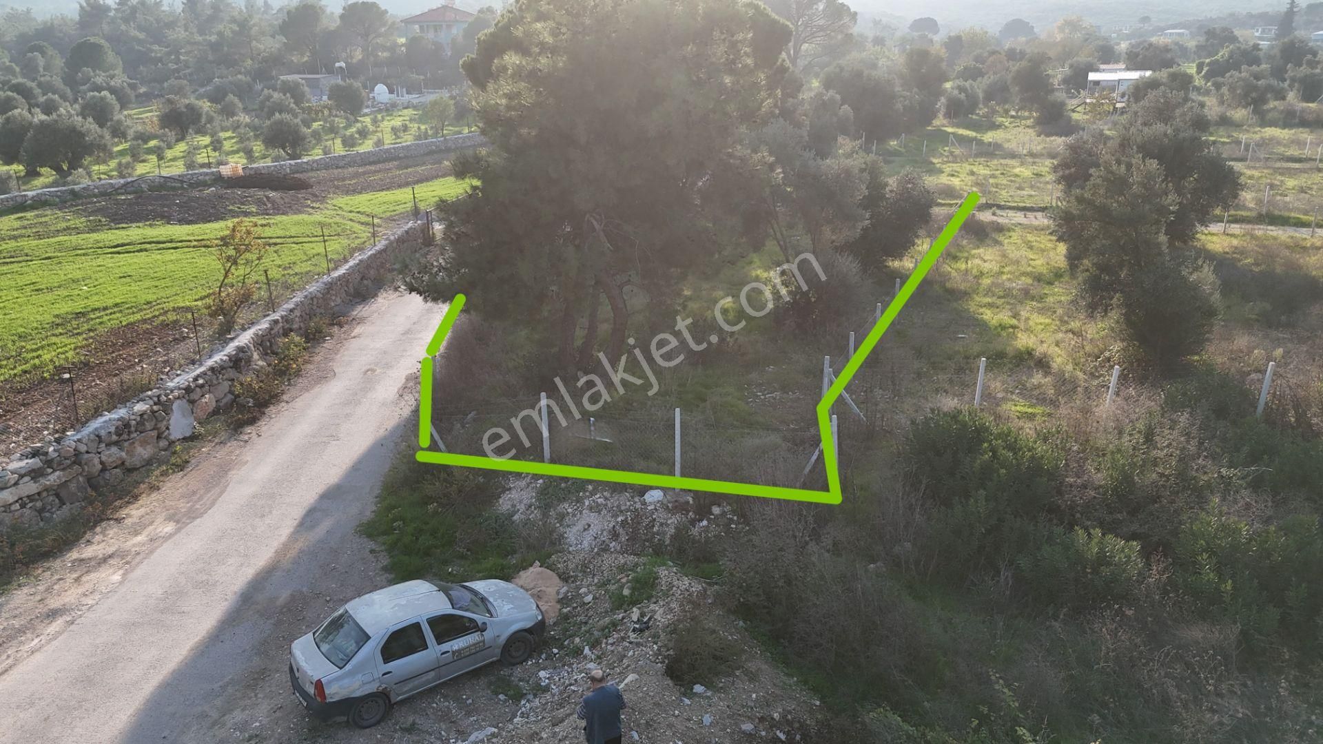 İzmir Menderes Künerde Tapudan Satışlı 536 M2 Elektrik Su Köşe Arsa - Görsel 12