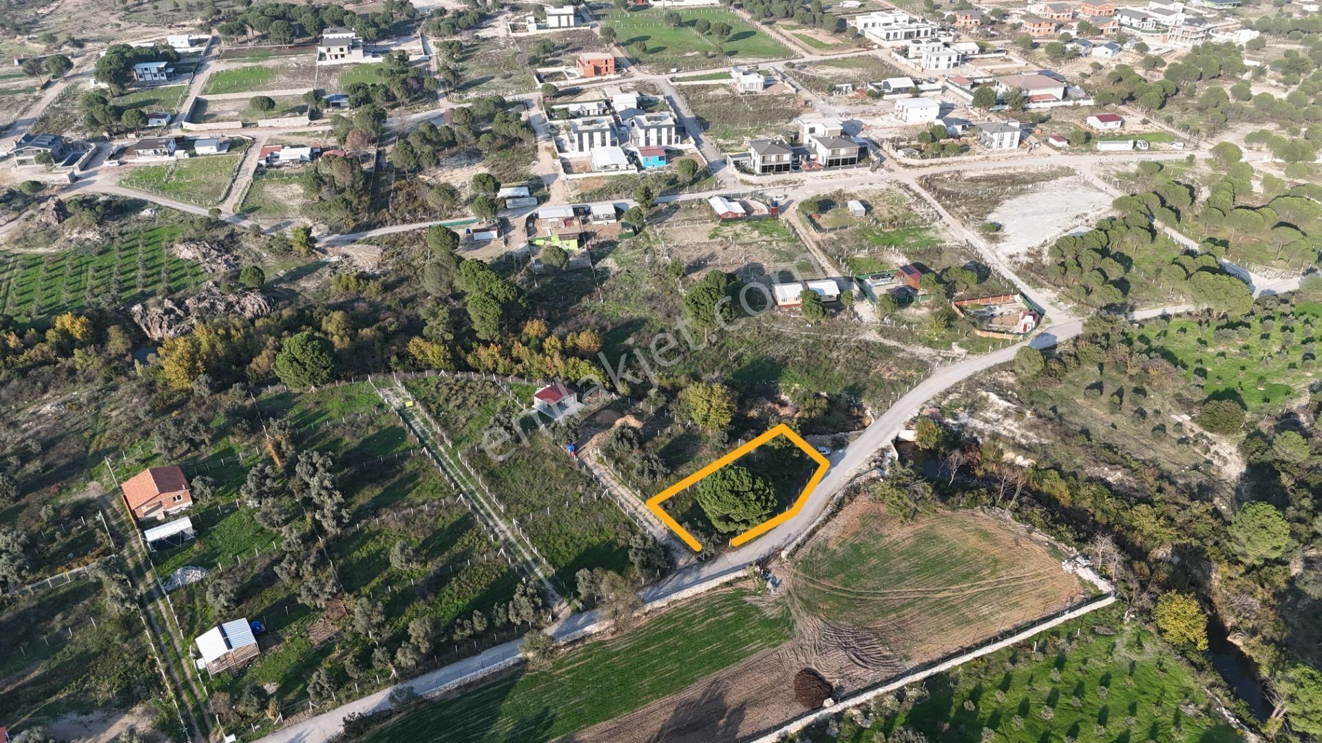 İzmir Menderes Künerde Tapudan Satışlı 536 M2 Elektrik Su Köşe Arsa - Görsel 18